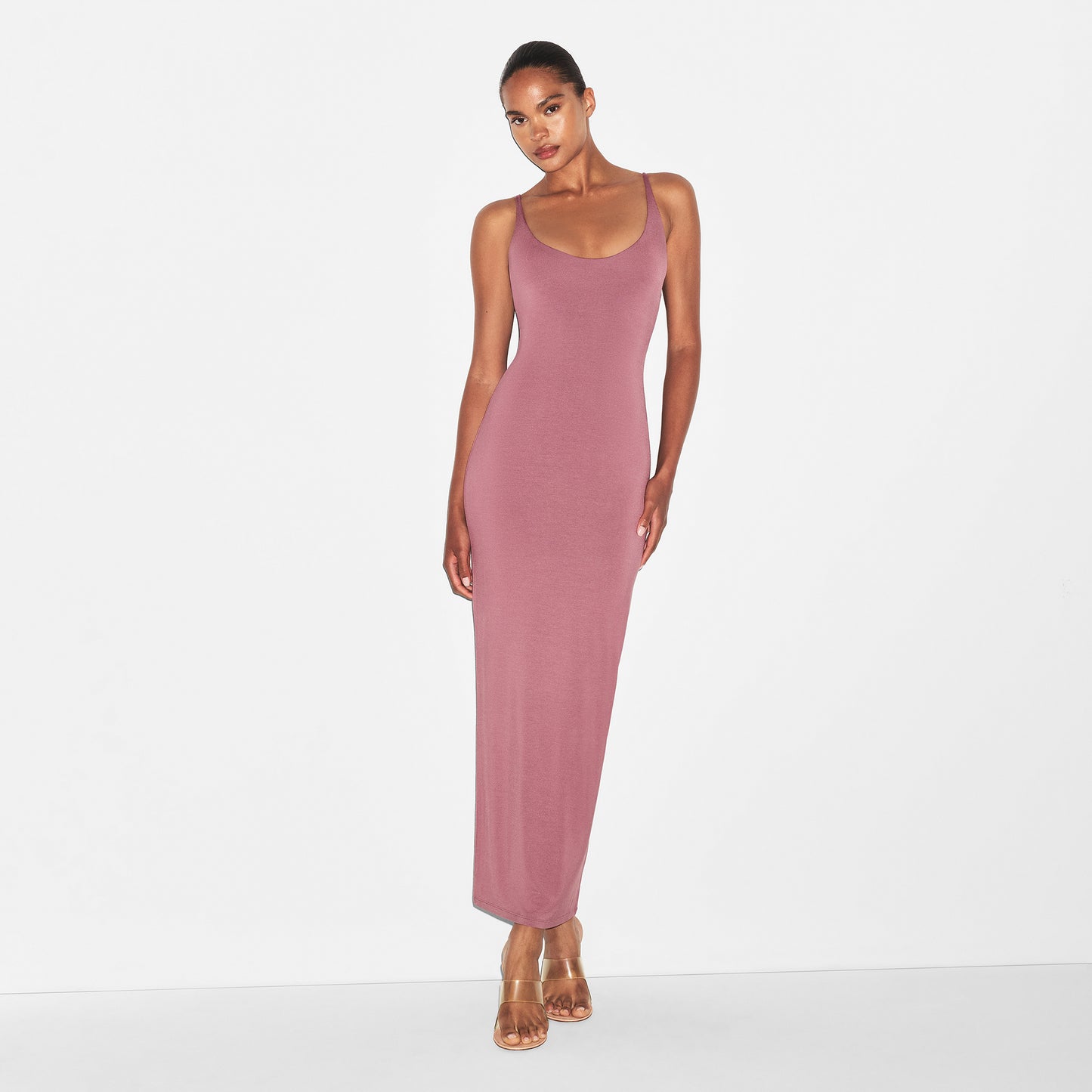 SKIMS Smooth Lounge Skimpy Scoop Neck Dress – ILLUM