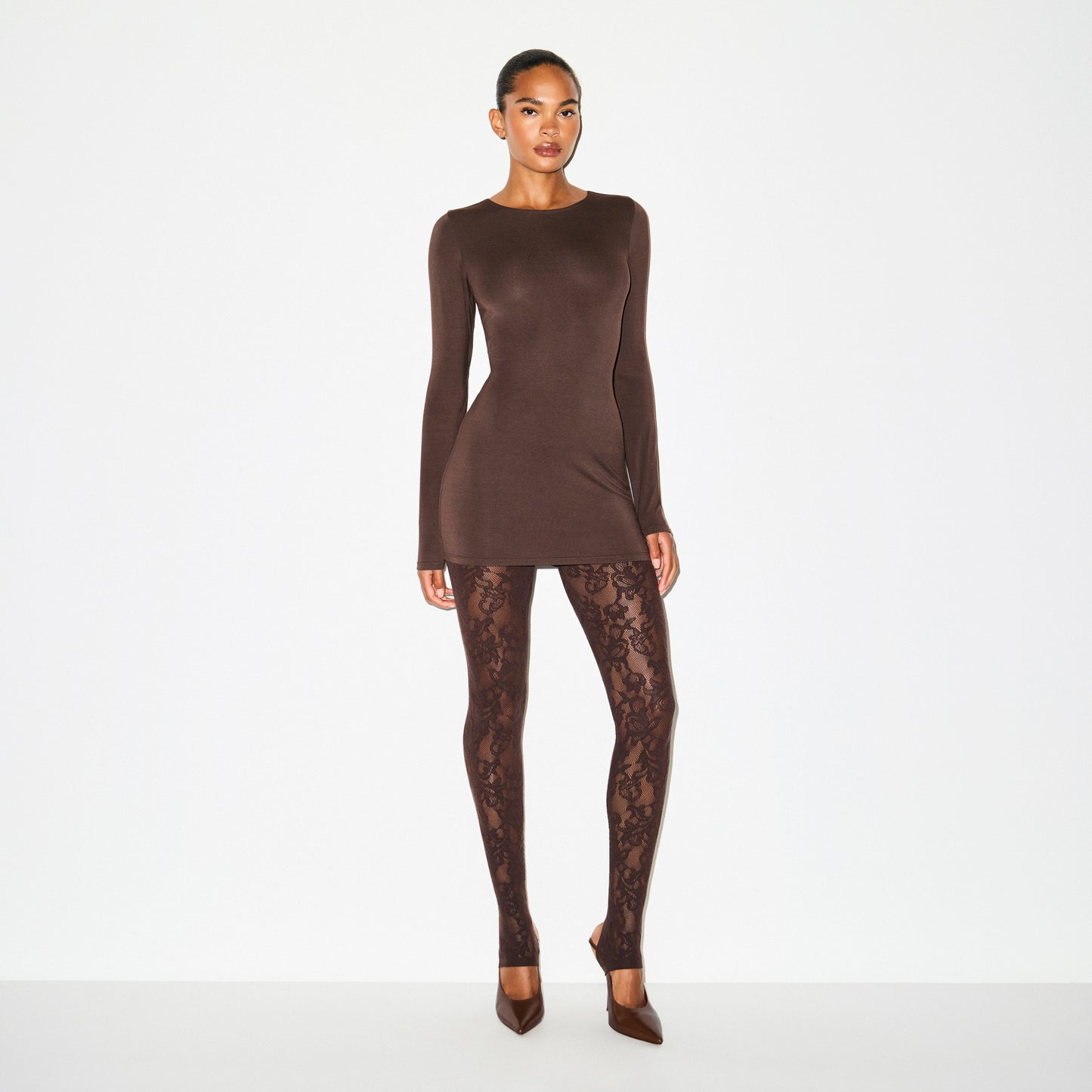 SKIMS Smooth Layers Crewneck Mini Dress