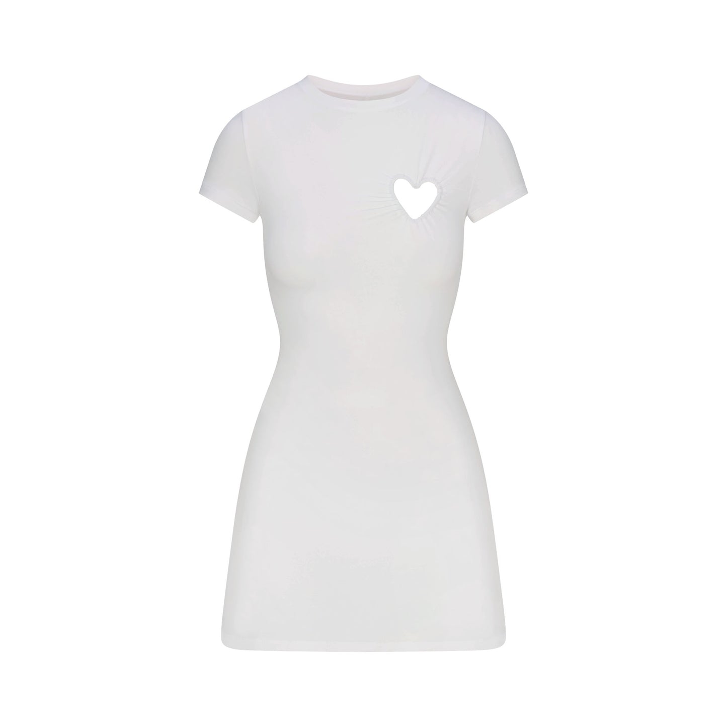 SKIMS Cotton Jersey Heart Dress