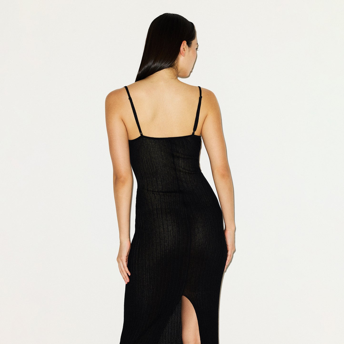 SKIMS Sheer Knit Midi Dress