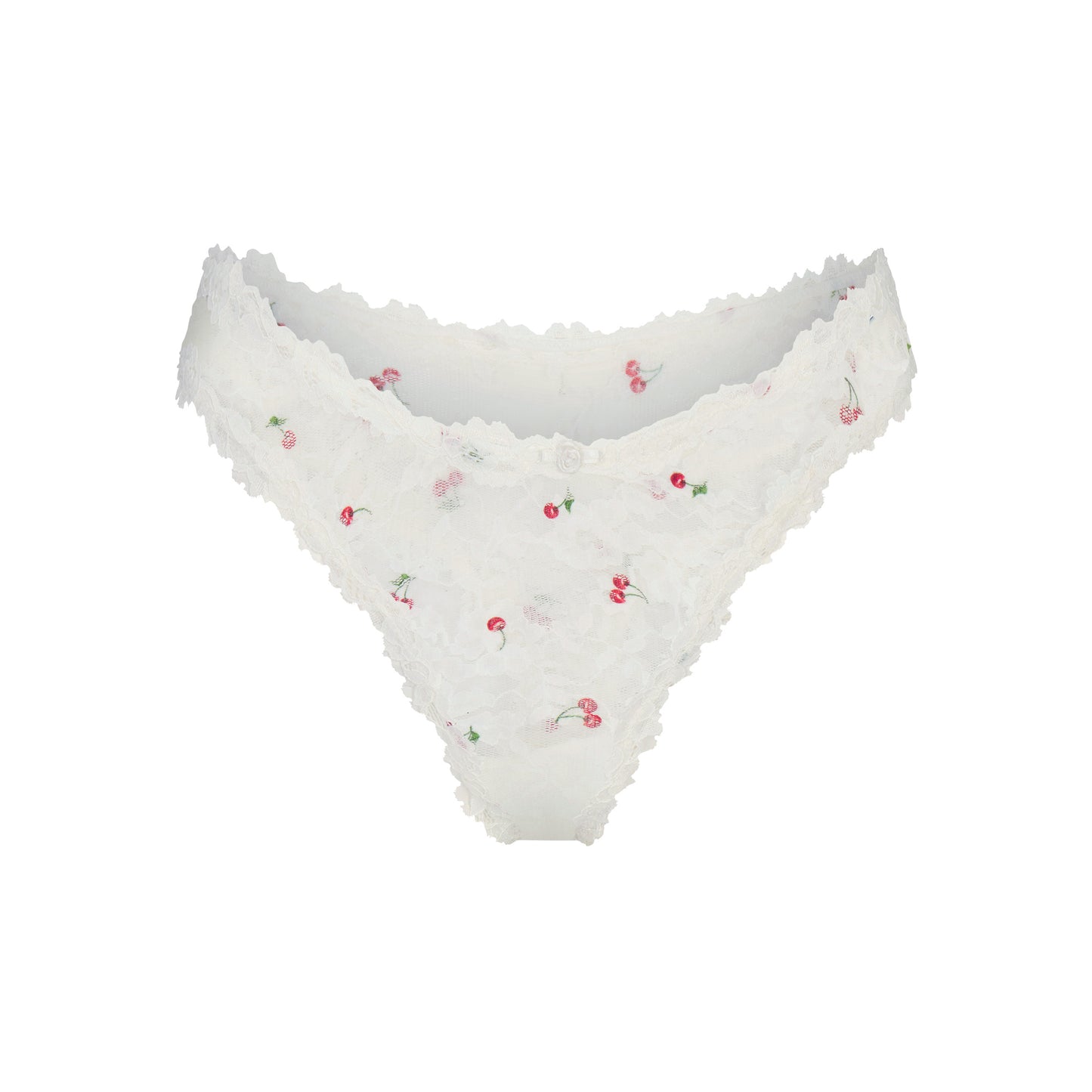 SKIMS Stretch Lace Dipped Thong
