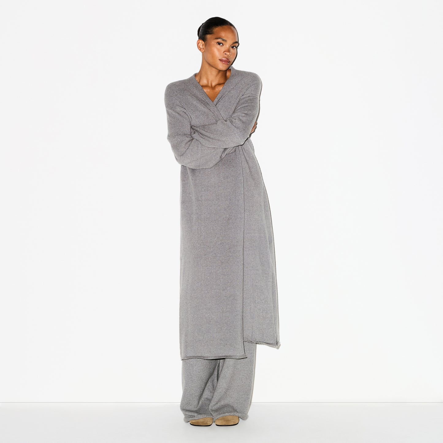 SKIMS Textured Knit Duster