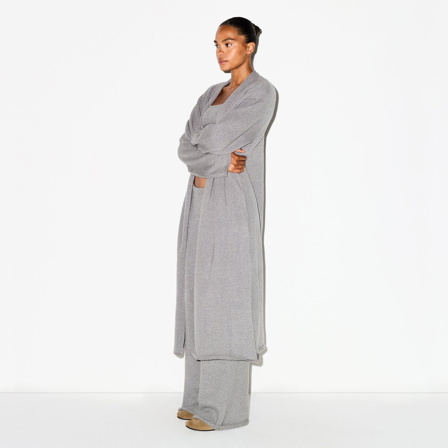 SKIMS Textured Knit Duster