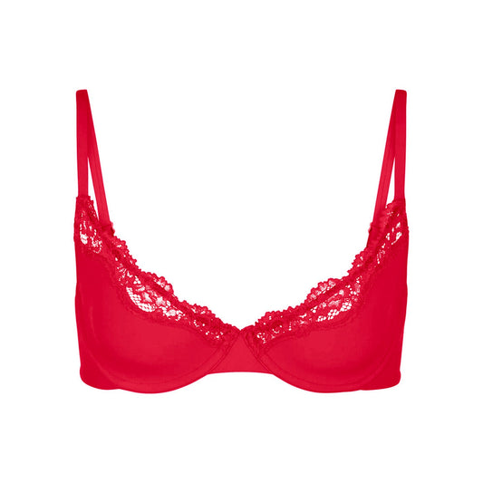 SKIMS Fits Everybody Lace Unlined Demi Bra