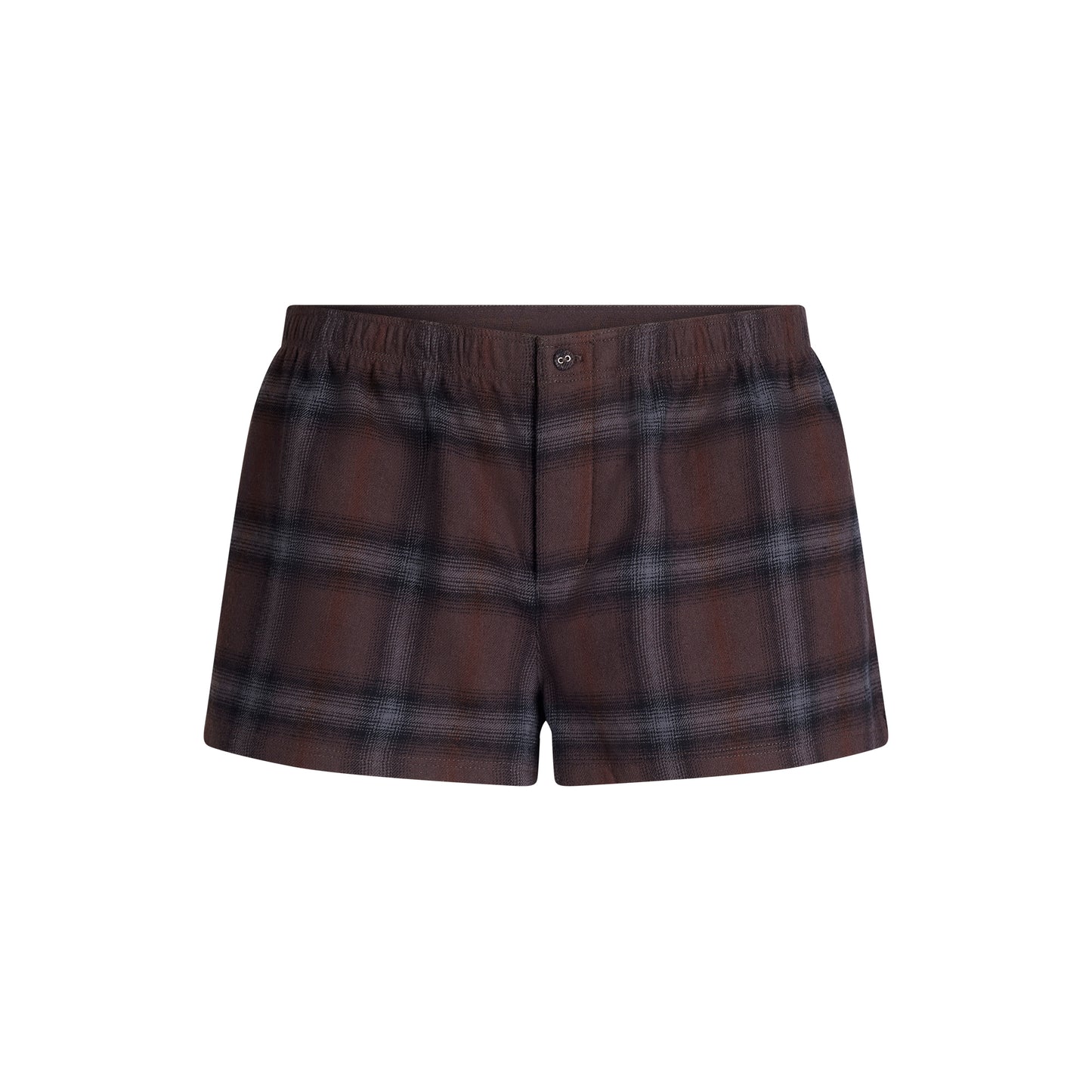 SKIMS Flannel Sleep Short Boxer