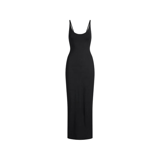 SKIMS Smooth Lounge Skimpy Scoop Neck Dress