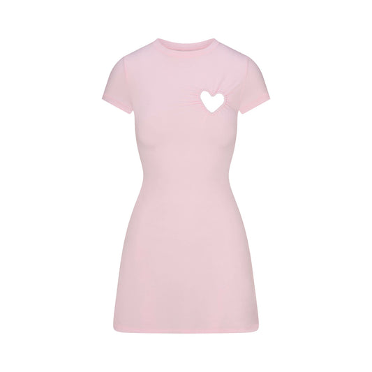 SKIMS Cotton Jersey Heart Dress