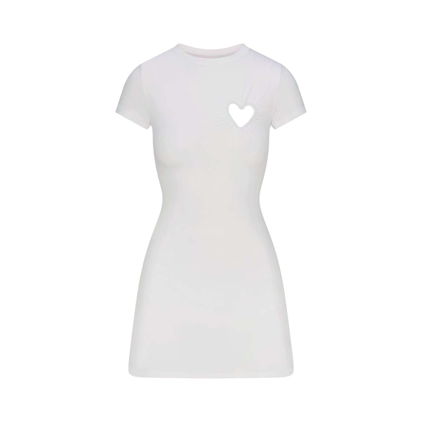 SKIMS Cotton Jersey Heart Dress