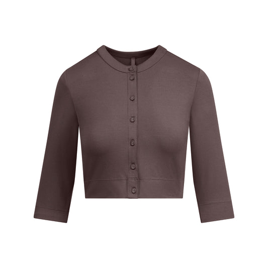 SKIMS Smooth Lounge Cropped Cardigan