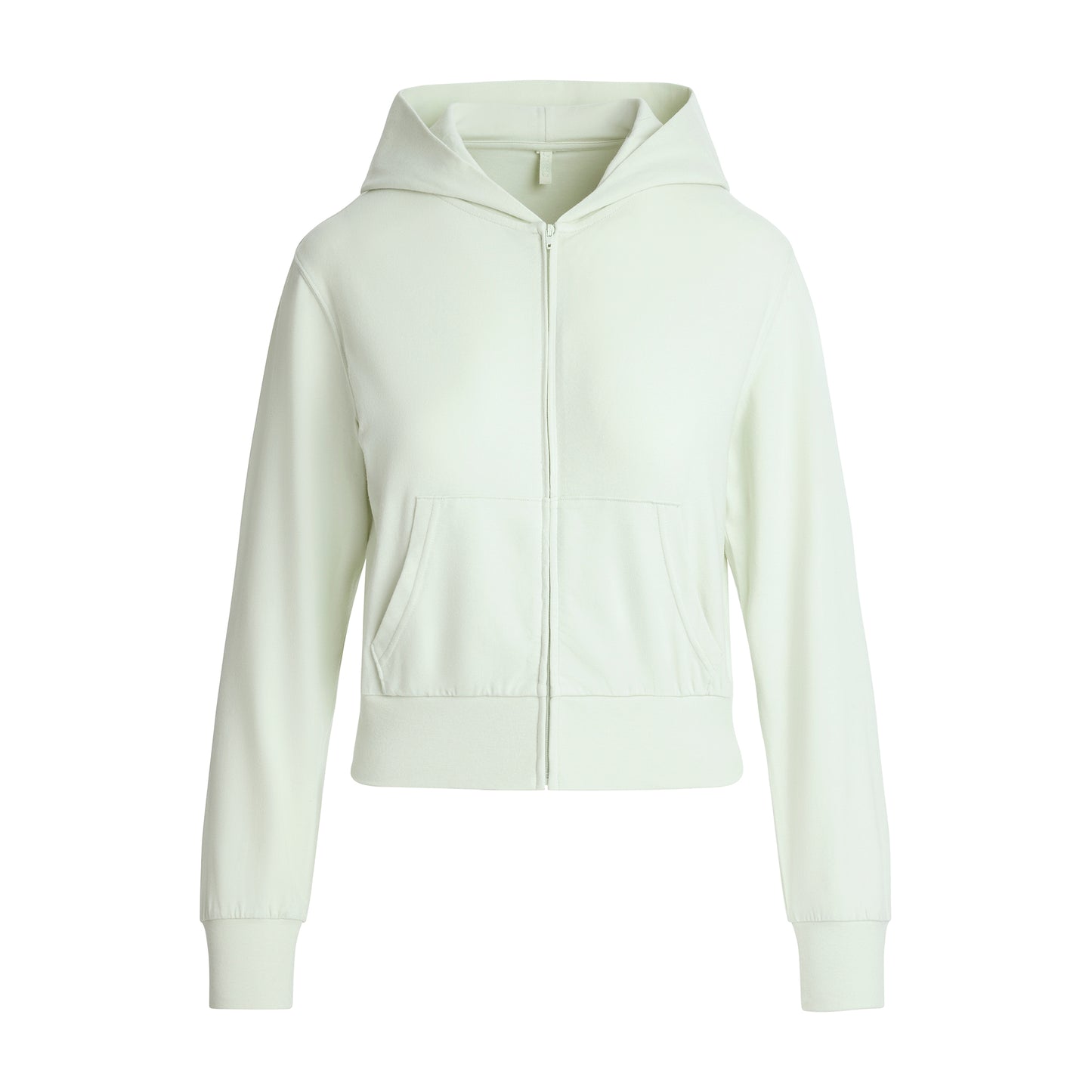SKIMS Cotton Jersey Zip Up Slim Hoodie