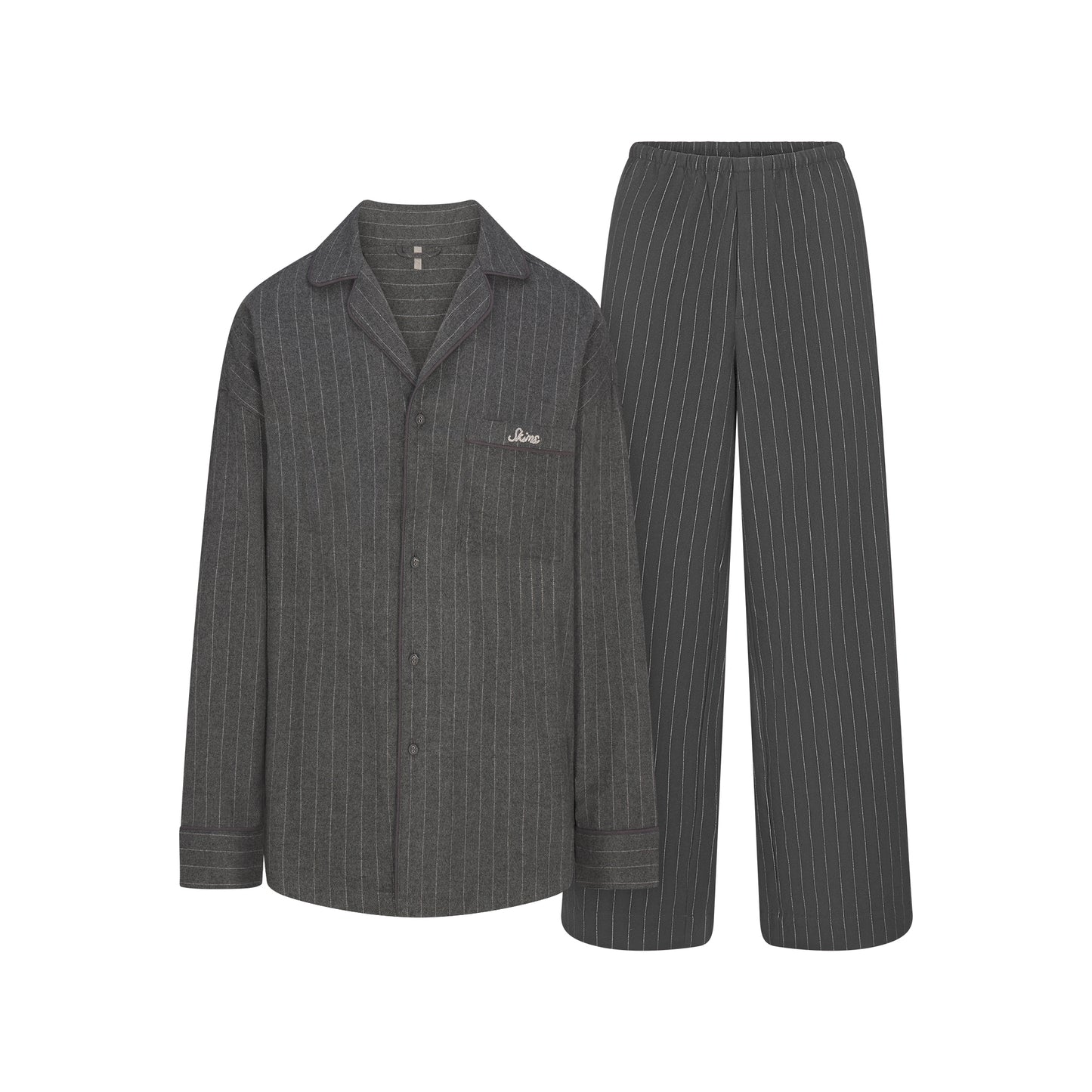 SKIMS Elevated Flannel Sleep Set