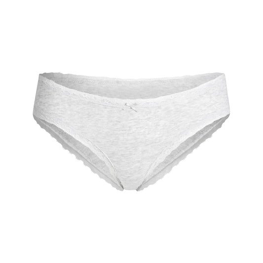 SKIMS Lightweight Cotton Lace Trim Brief