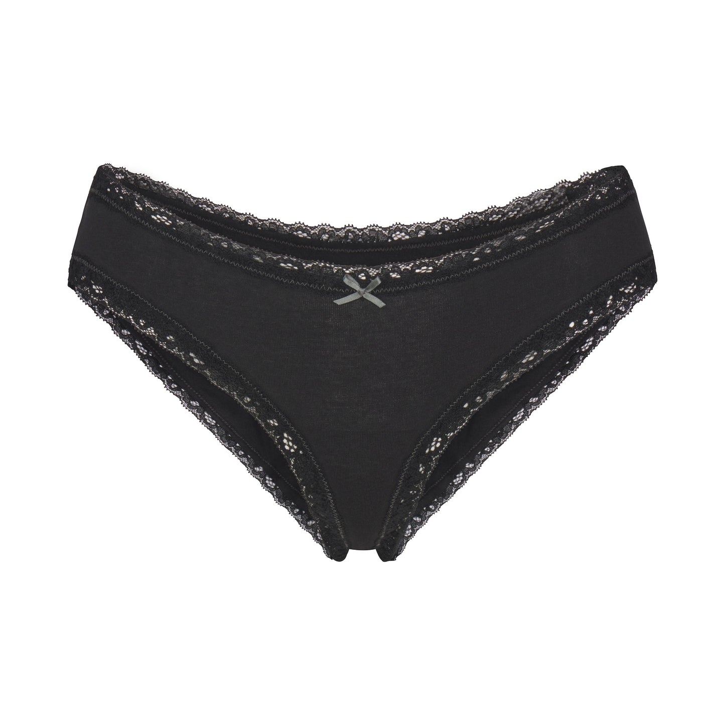 SKIMS Lightweight Cotton Lace Trim Brief
