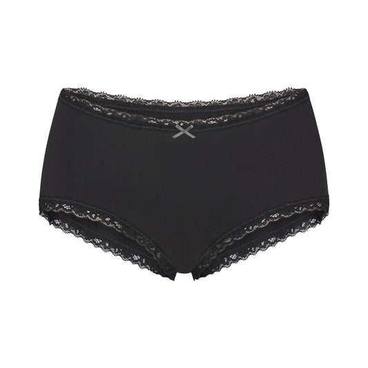 SKIMS Lightweight Cotton Lace Trim Boyshort