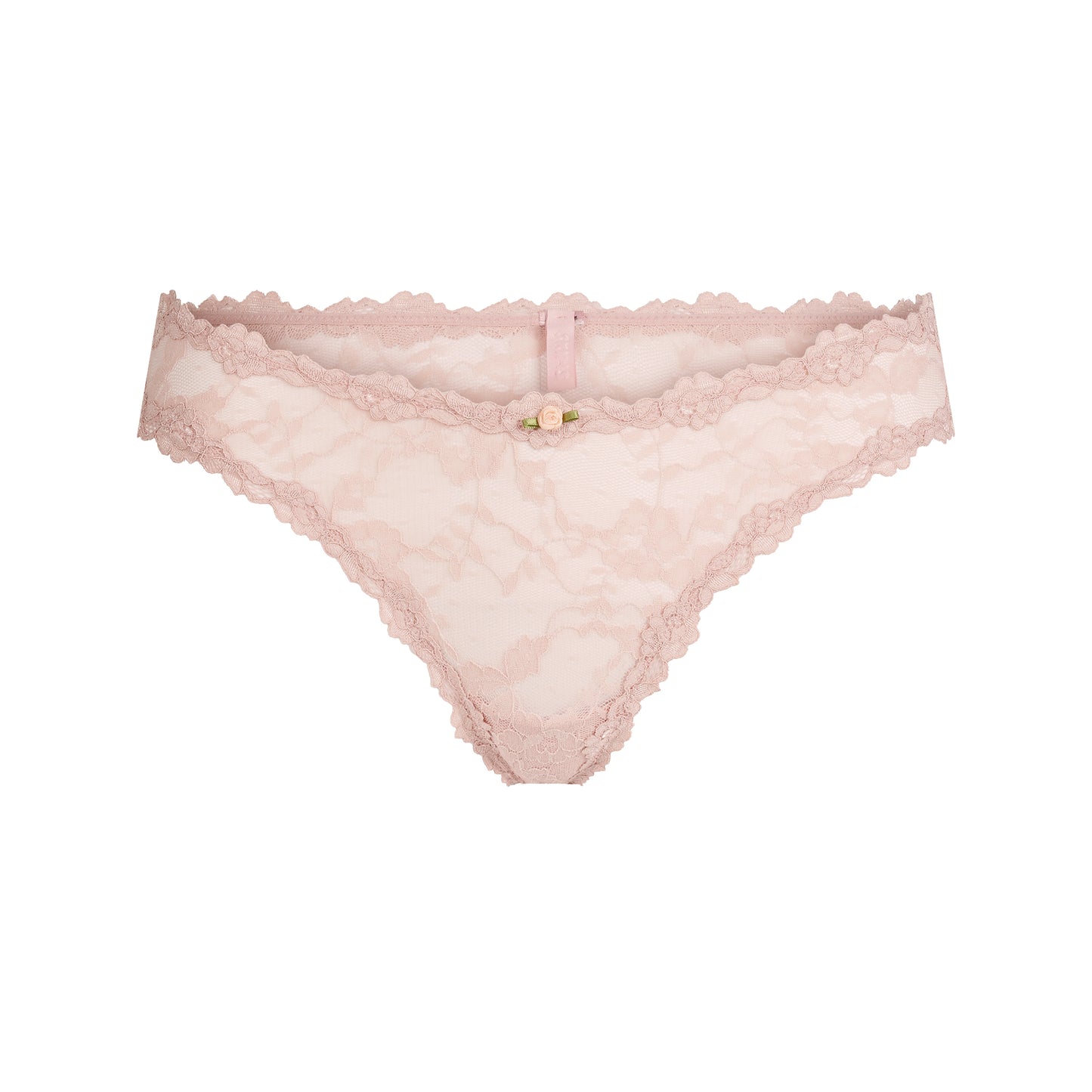 SKIMS Stretch Lace Dipped Thong