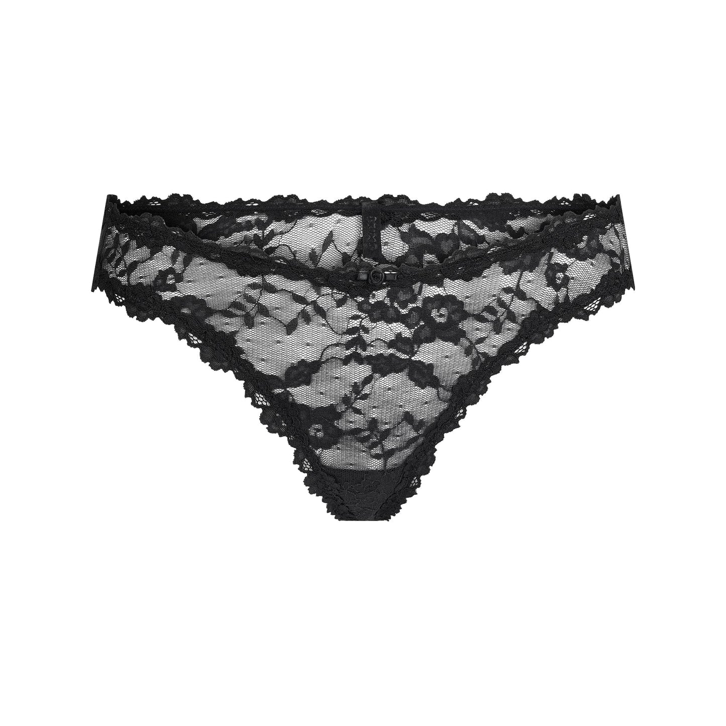 SKIMS Stretch Lace Dipped Thong
