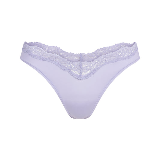 SKIMS Fits Everybody Lace Dipped Thong