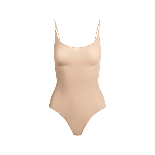SKIMS Sheer Seamless Thong Bodysuit