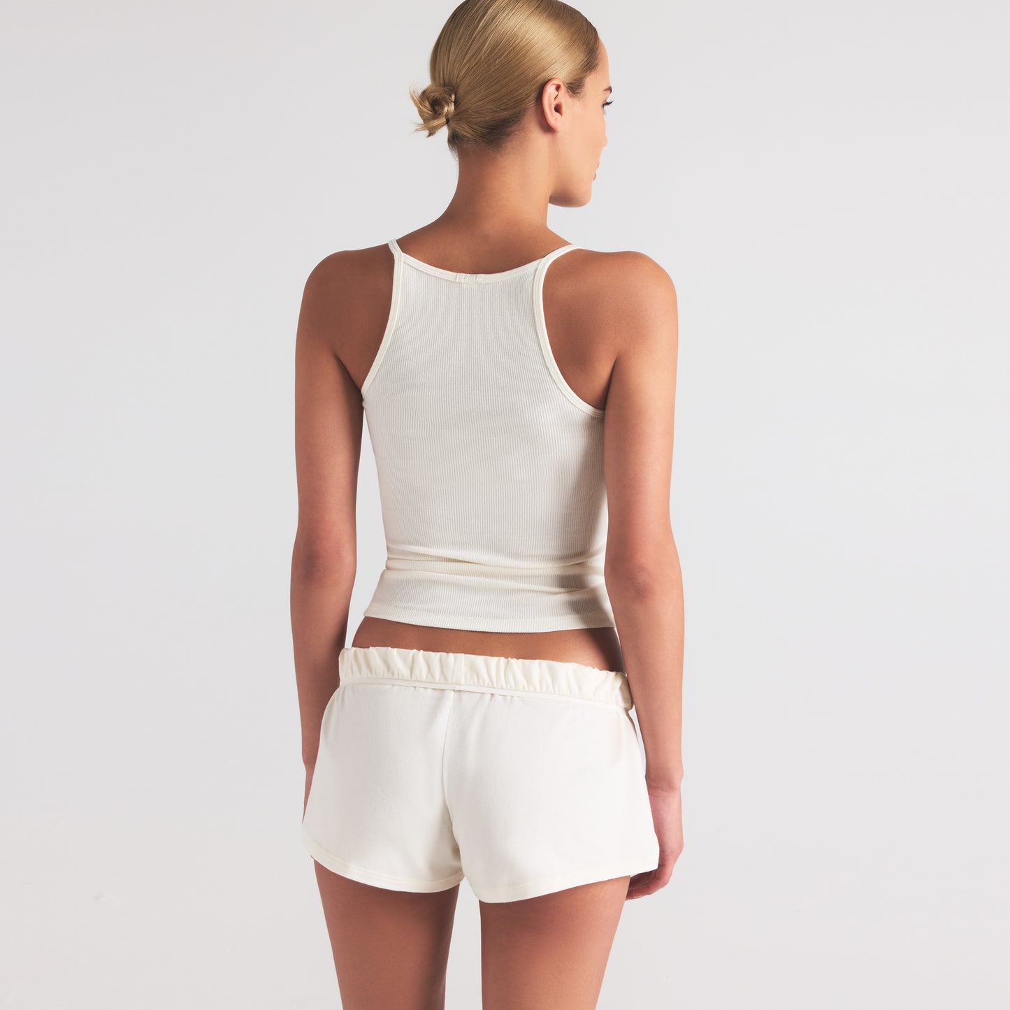 SKIMS Cotton Rib Scoop Long Tank