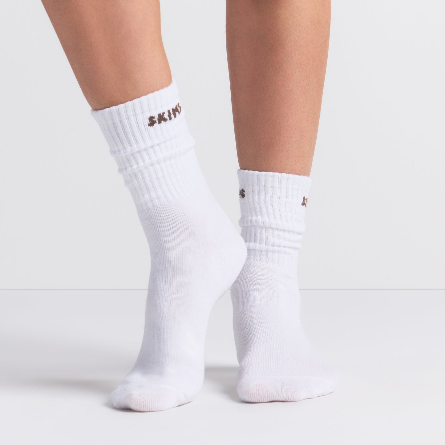 SKIMS Accessories Ribbed Crew Sock 3-Pack