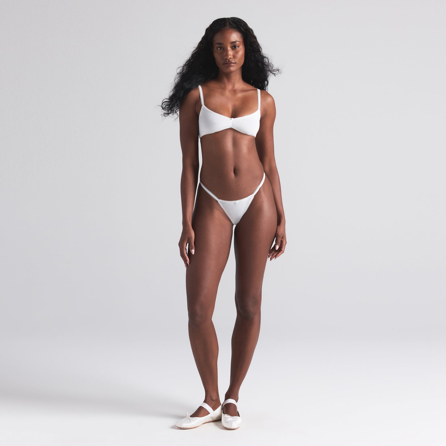 SKIMS Fits Everybody Picot Skimpy Scoop Bralette 2 Pack