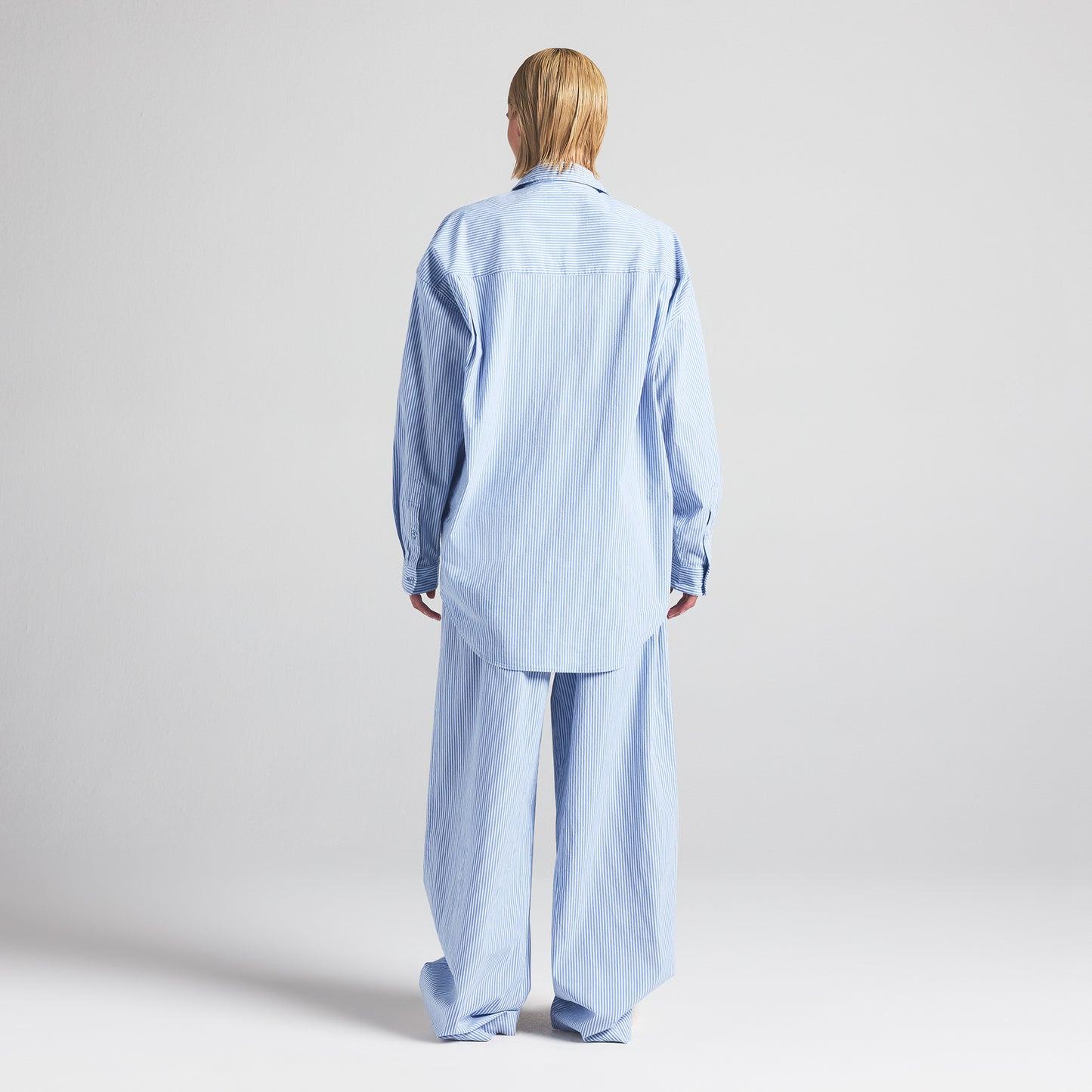 SKIMS Cotton Poplin Sleep Oversized Long Set
