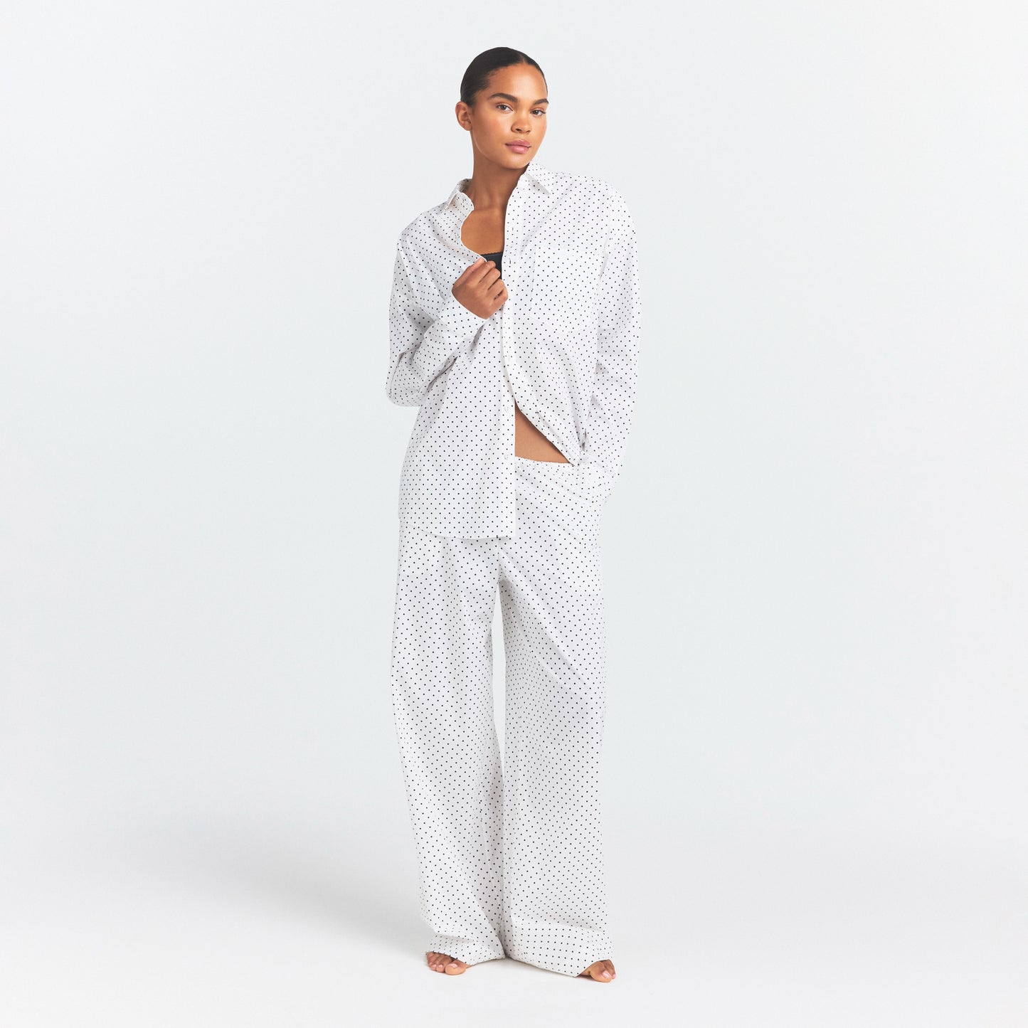 SKIMS Cotton Poplin Sleep Oversized Set