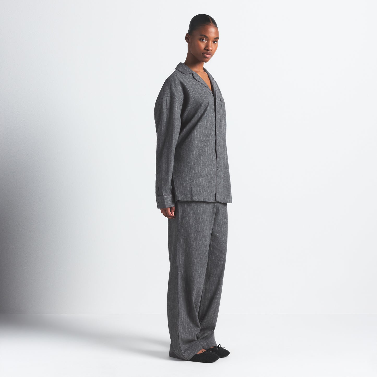 SKIMS Elevated Flannel Sleep Set