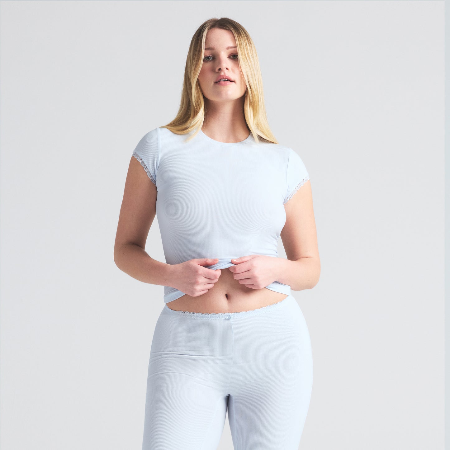 SKIMS Soft Lounge Lace T-Shirt