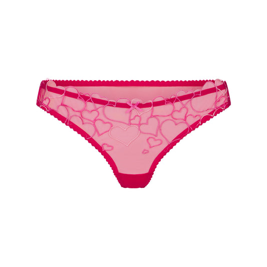 SKIMS Embroidered Tulle Thong