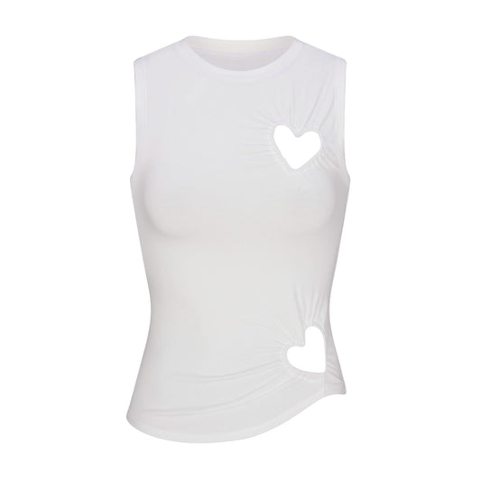 SKIMS Cotton Jersey Heart Tank
