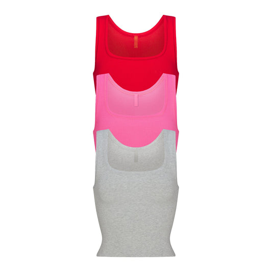 SKIMS Cotton Rib Tank 3-Pack