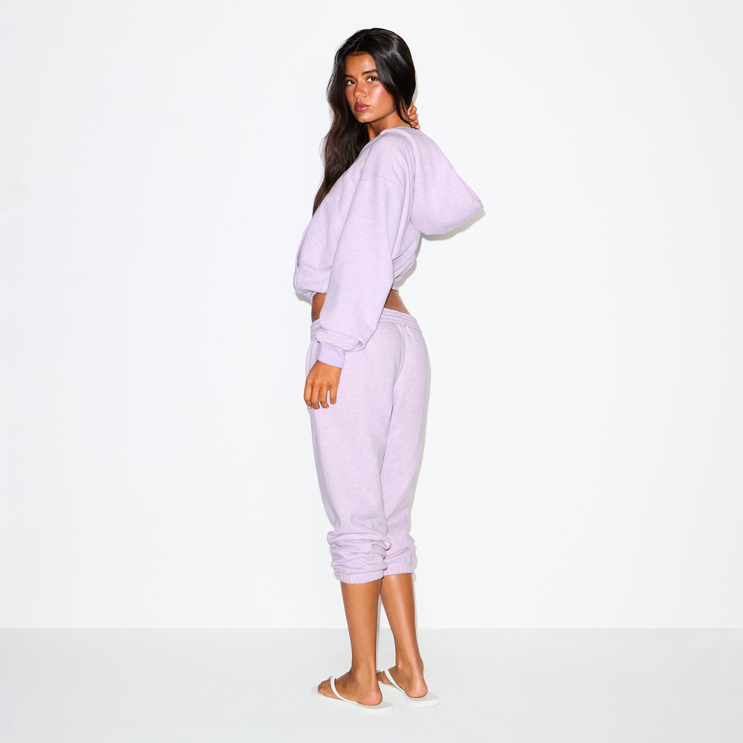 SKIMS Cotton Fleece Classic Zip Up Hoodie