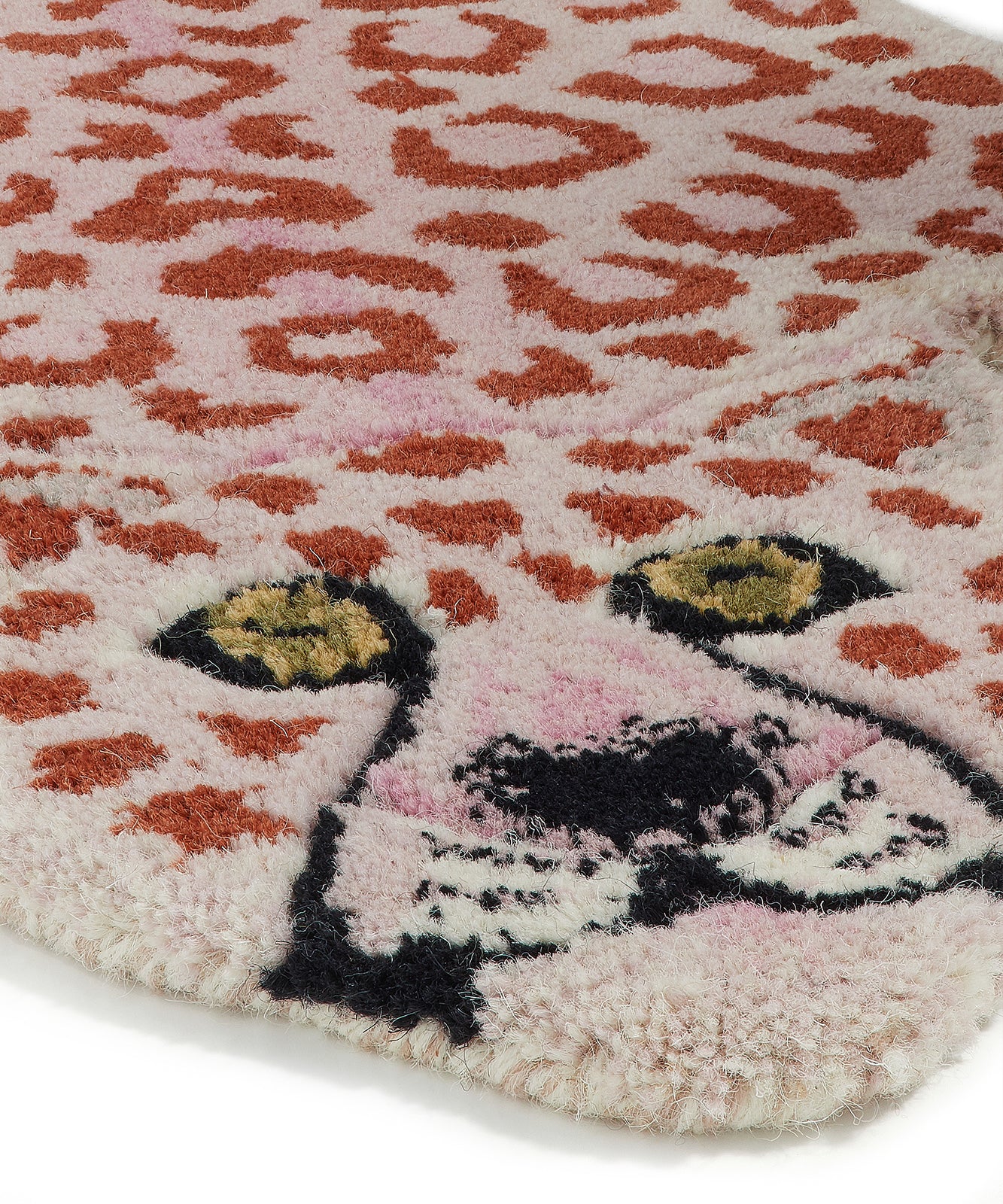 Doing Goods Pinky Leopard Rug Small