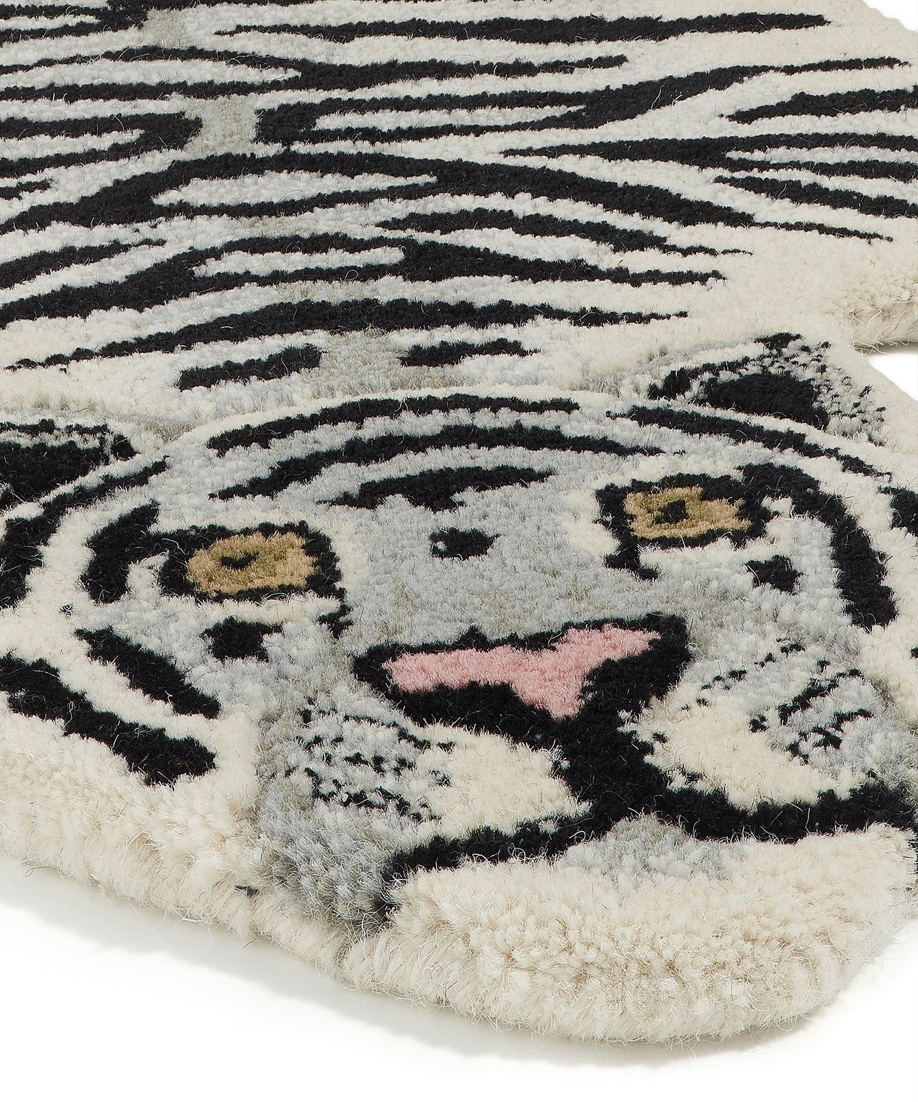 Doing Goods Snowy Tiger Rug Small